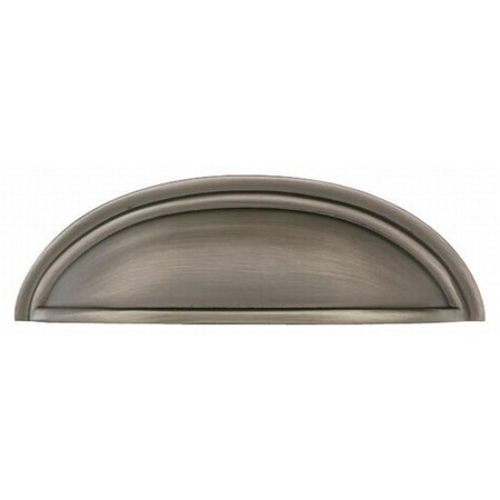 Patioplus 3 in. Center to Center Cup Cabinet Pull, Antique Nickel PA1631458